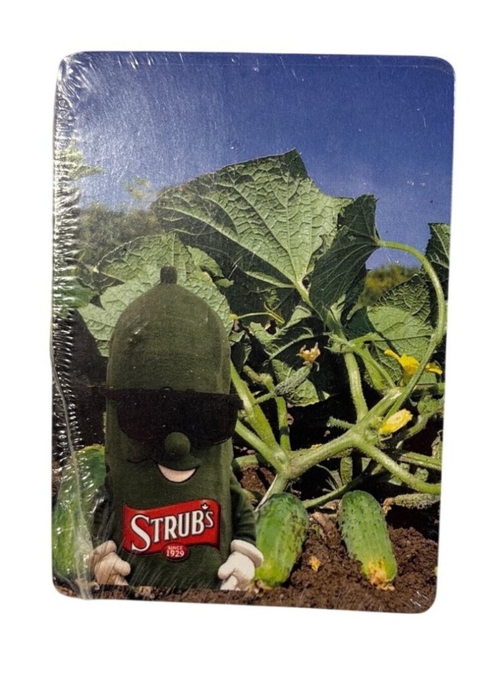 Strubs Playing Cards With Pickle Themed Design Standard Deck New